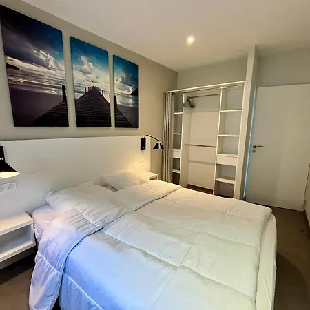 Daire Cosy Cote Cour, Acces Plage, Piscine, Balcon, Parking, Animaux Admis, - Fr-1-194-228