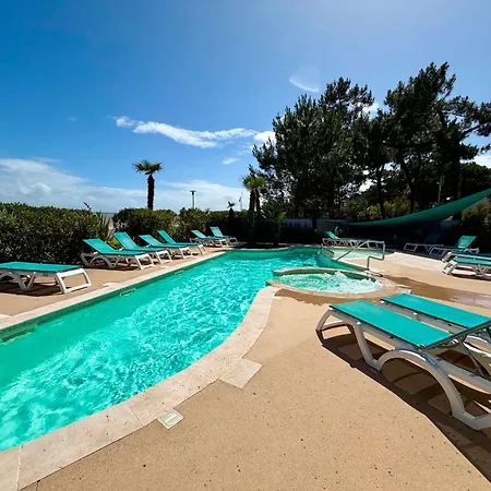 Апартаменты Cosy Cote Cour, Acces Plage, Piscine, Balcon, Parking, Animaux Admis, - Fr-1-194-228 *